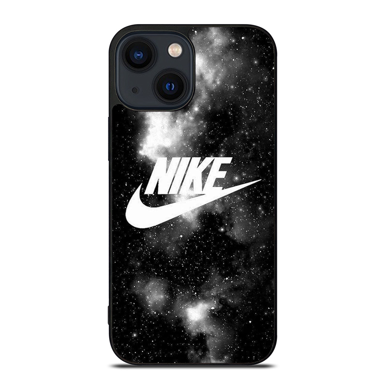 NIKE LOGO BLACK GALAXY iPhone 14 Plus Case